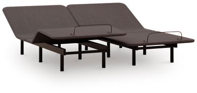 Comfort Classic Adj Base - Split California King Adjustable Base - Black - Black / Split California King