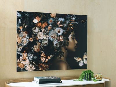 Valfer - Wall Art - Orange / Black / White