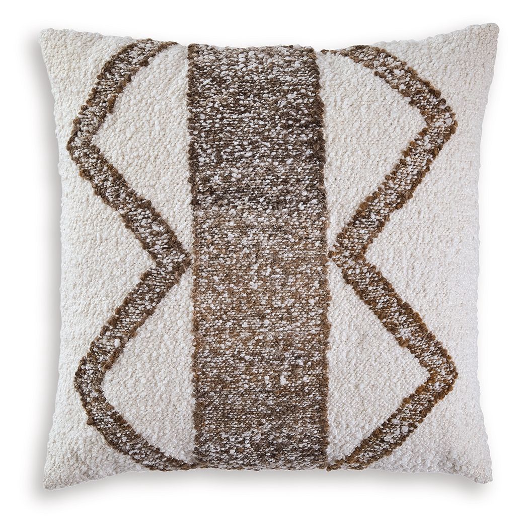 Brettwood - Pillow (Set of 4) - Ivory / Brown - Beige / 4 Pieces