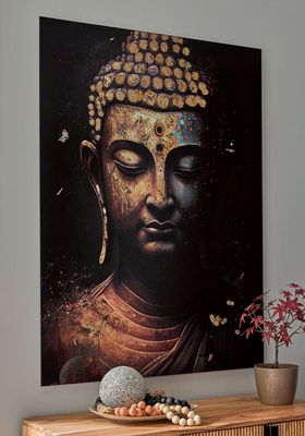 Caymoore - Wall Art - Black / Gold Finish