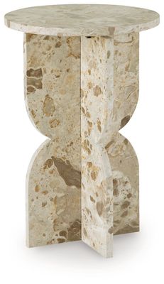 Treygan - Accent Table - Beige