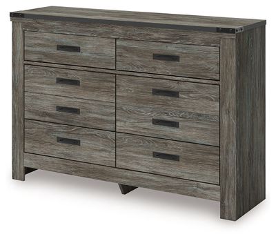 Frandern - Six Drawer Dresser - Gray - Gray / Dressers