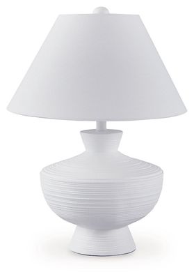 Harelwood - Poly Table Lamp - White