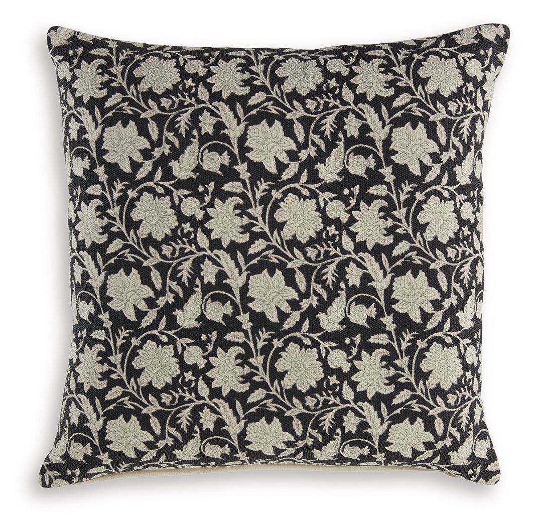Alanderson - Pillow (Set of 4) - Black / Ivory - Black / 4 Pieces