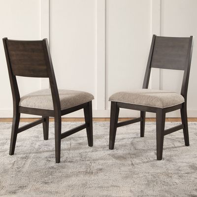 Norvell - Side Chair - Gray / Brown
