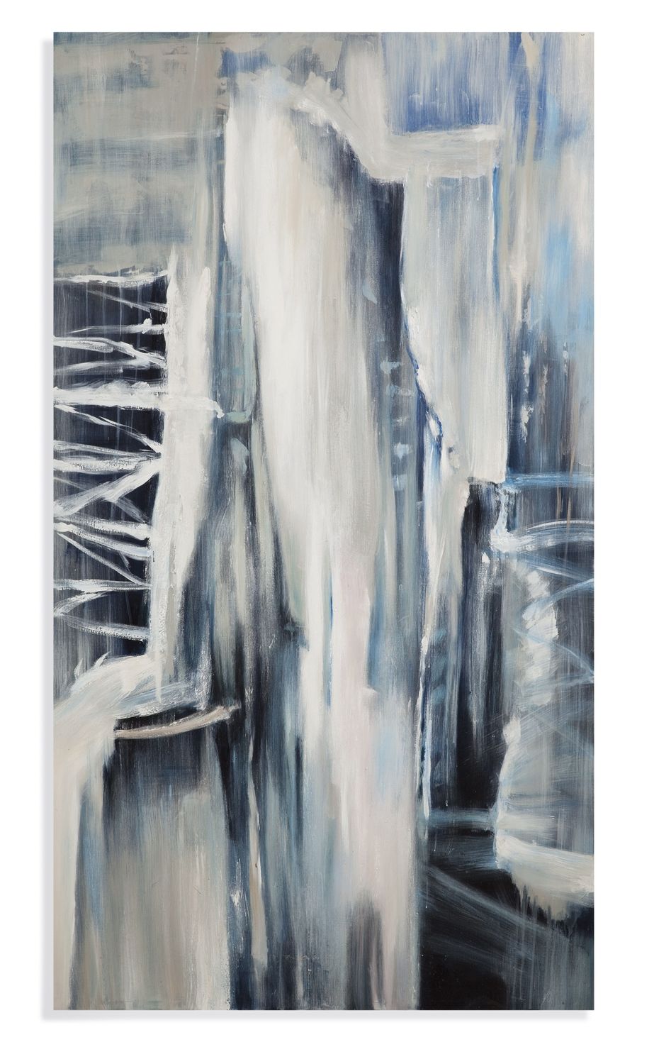 70" Blue Theory Canvas Art - Blue