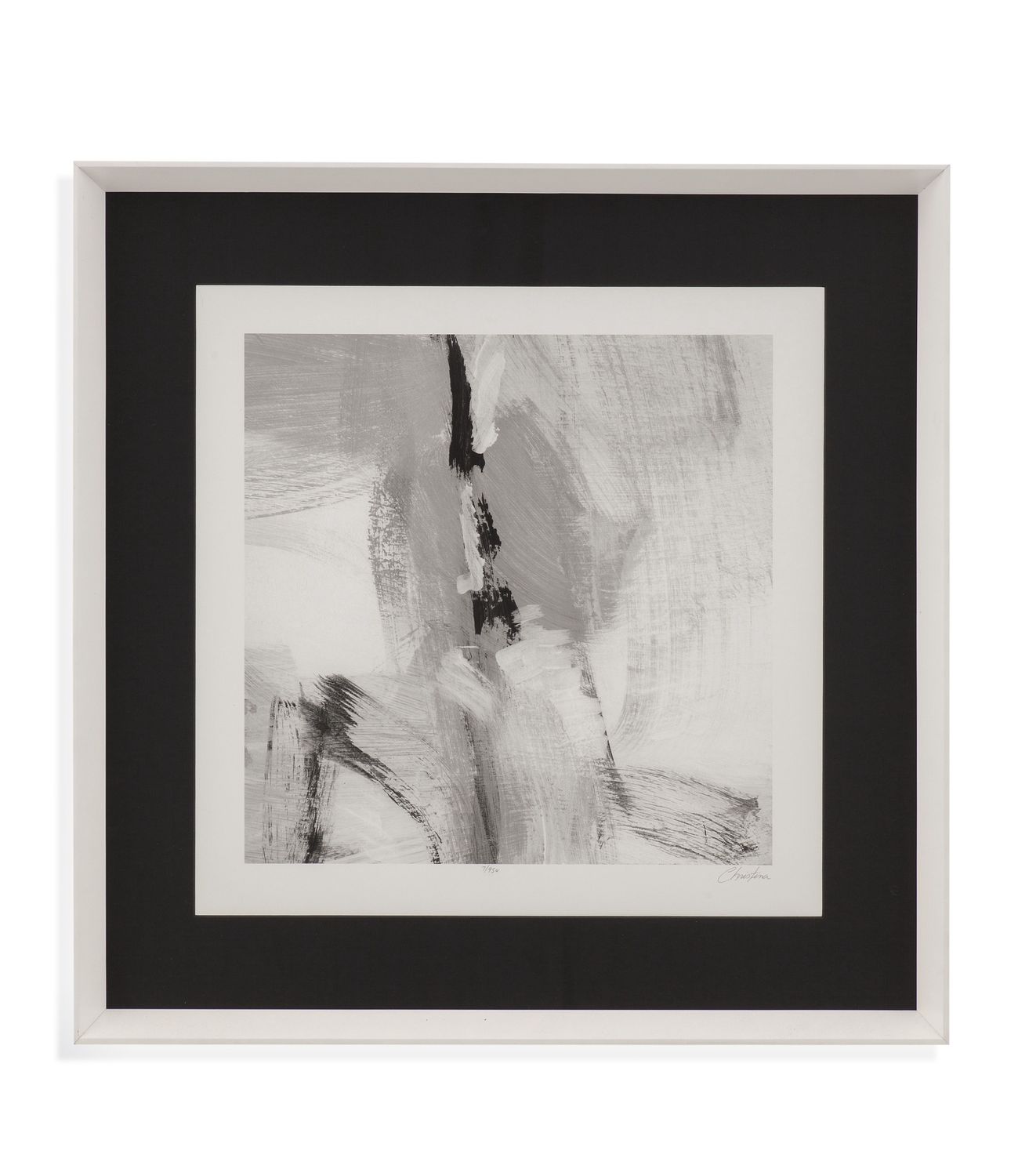Soft Gray I Framed Print - Gray