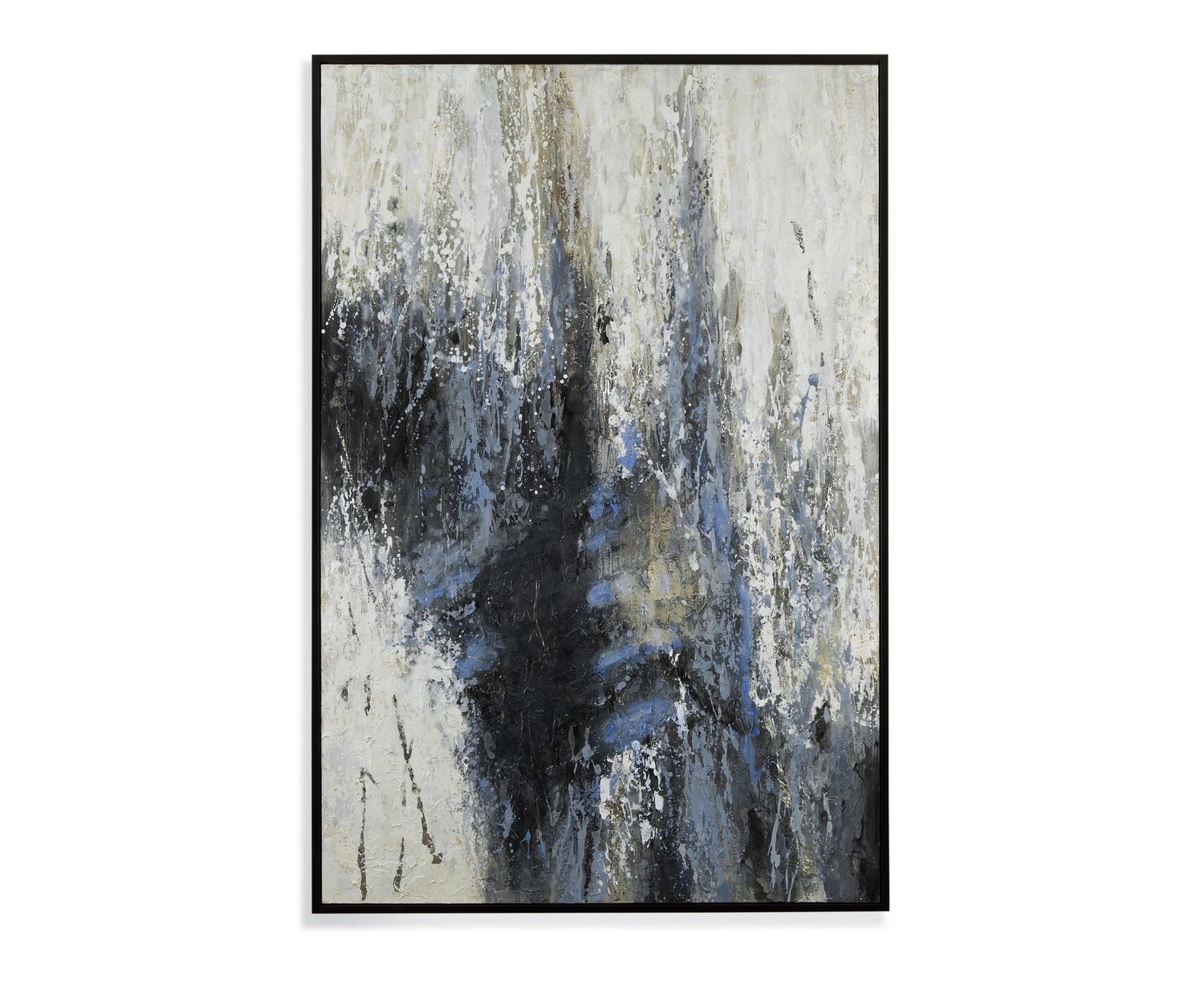 Blue Quiet Canvas Art - Blue