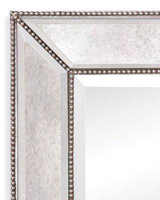 Beaded - Wall Mirror - Silver Leaf