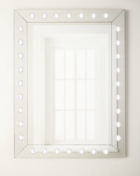 Rectangle - Wall Mirror - Pearl Silver