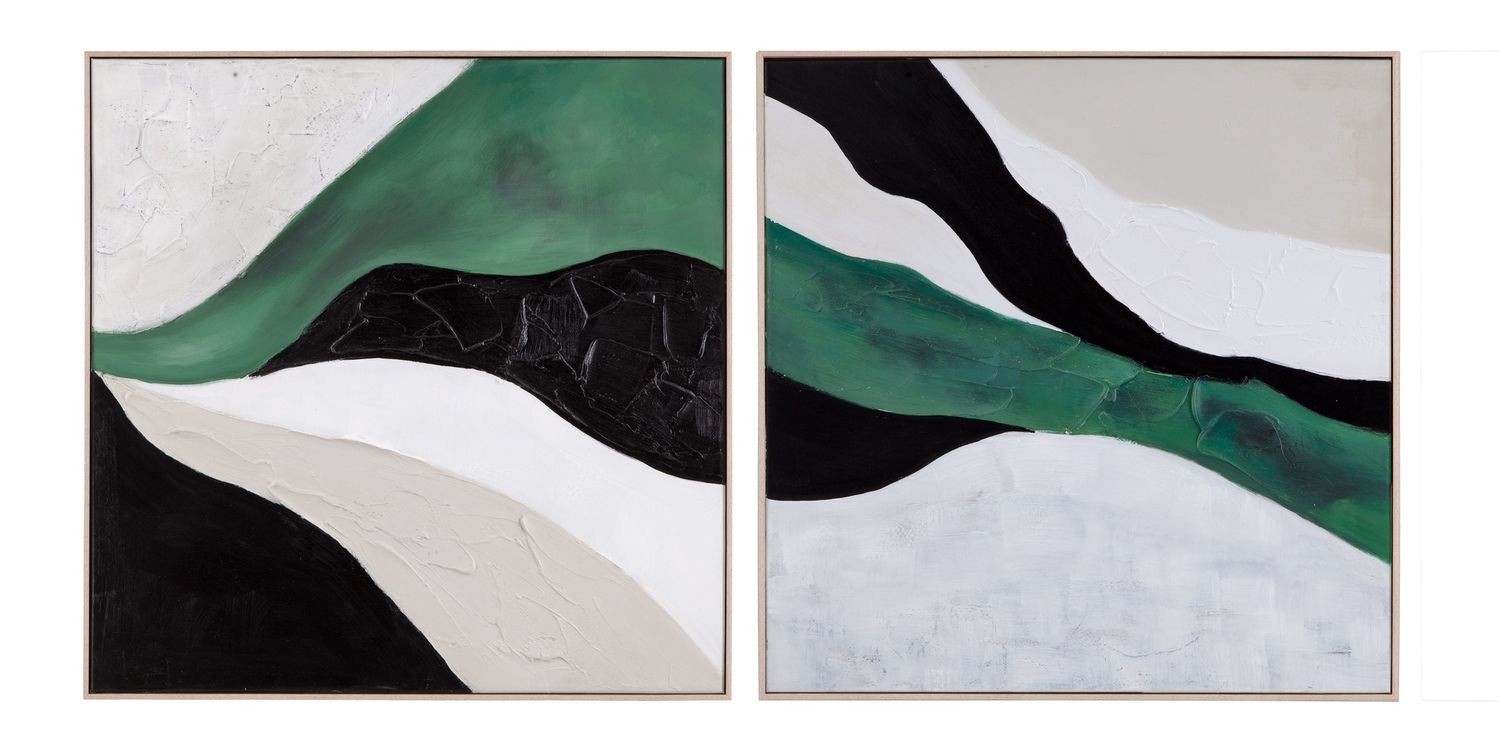 Illuminate Canvas Art (Set of 2) - White