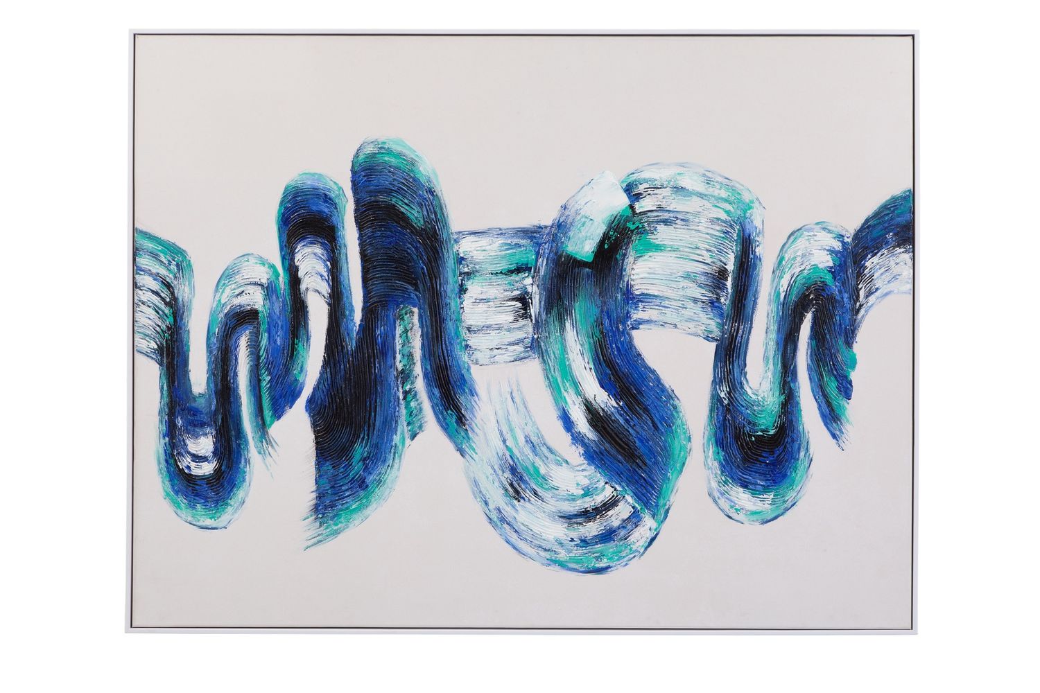 In Motion Canvas Art - White