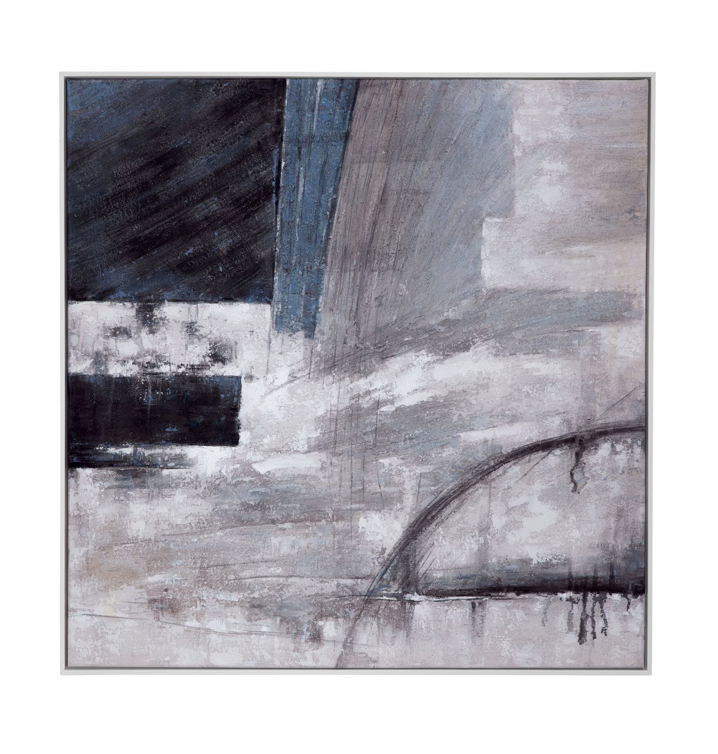 Yuma Canvas Art - Gray