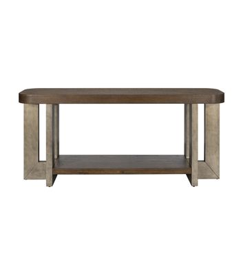 Nova - Console Table - Cerused Charcoal Oak