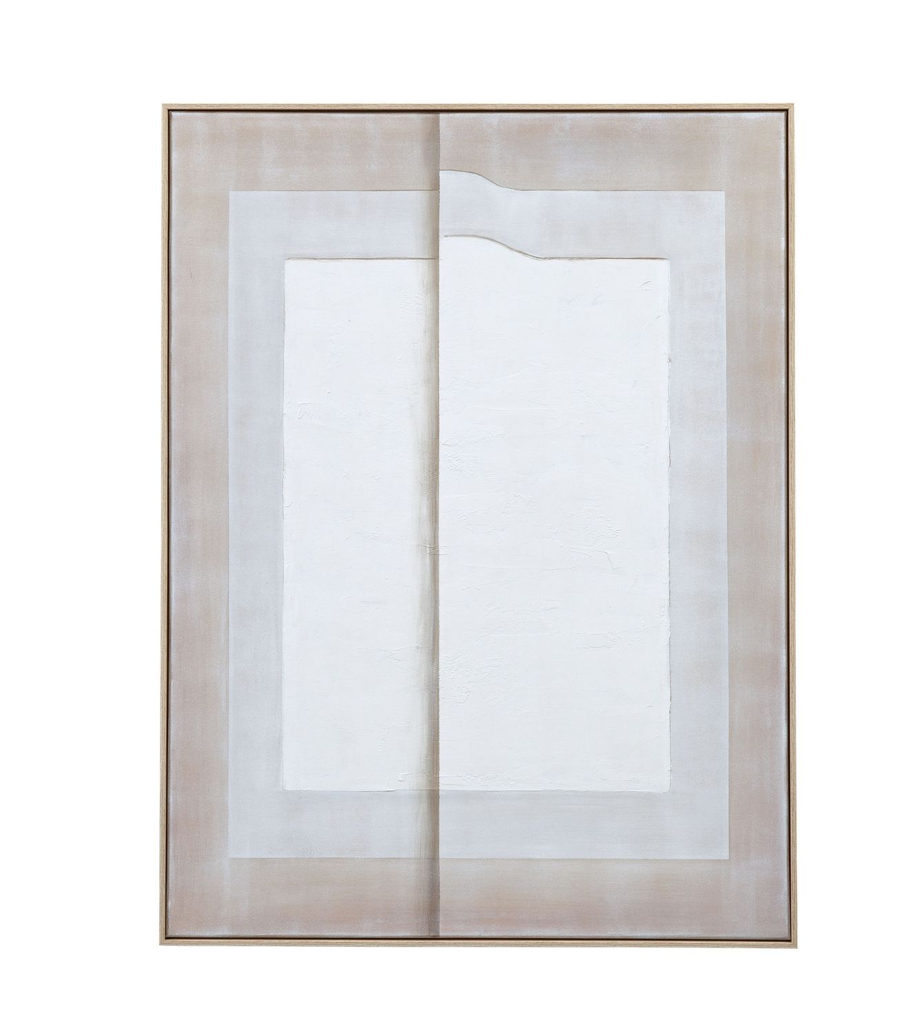 Fold II Canvas Art - Natural
