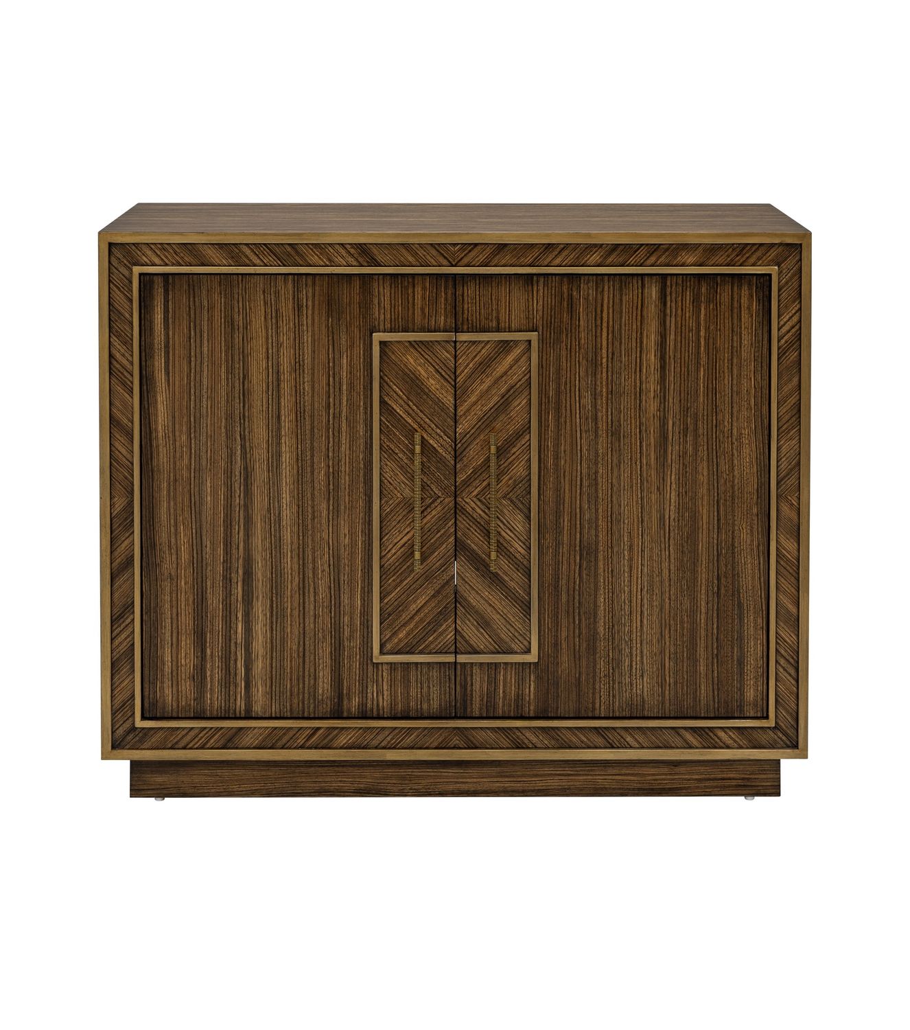 Claudia - Hall Cabinet - Rich Brown Zebrano