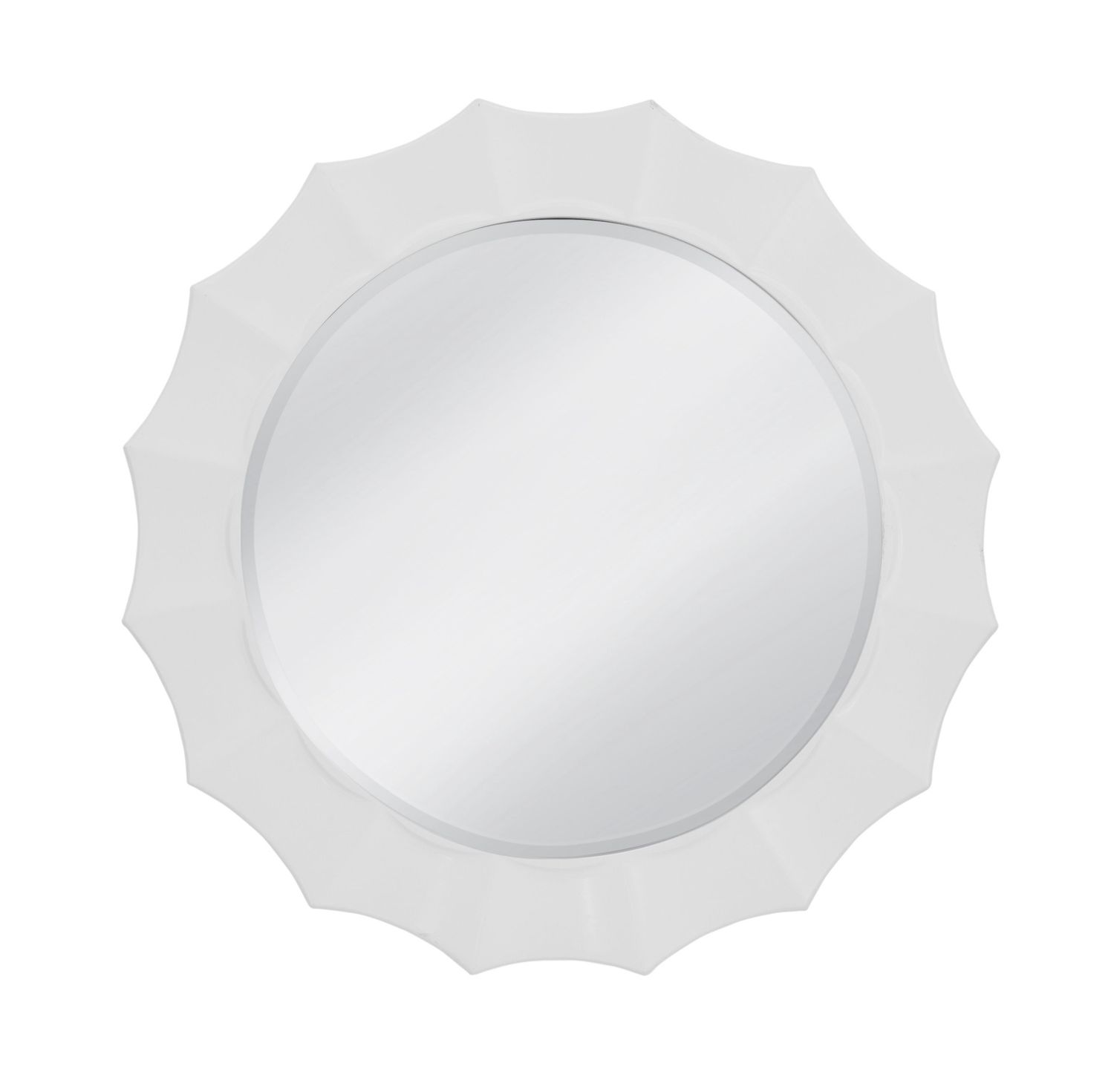 Altair - Wall Mirror - Glossy White
