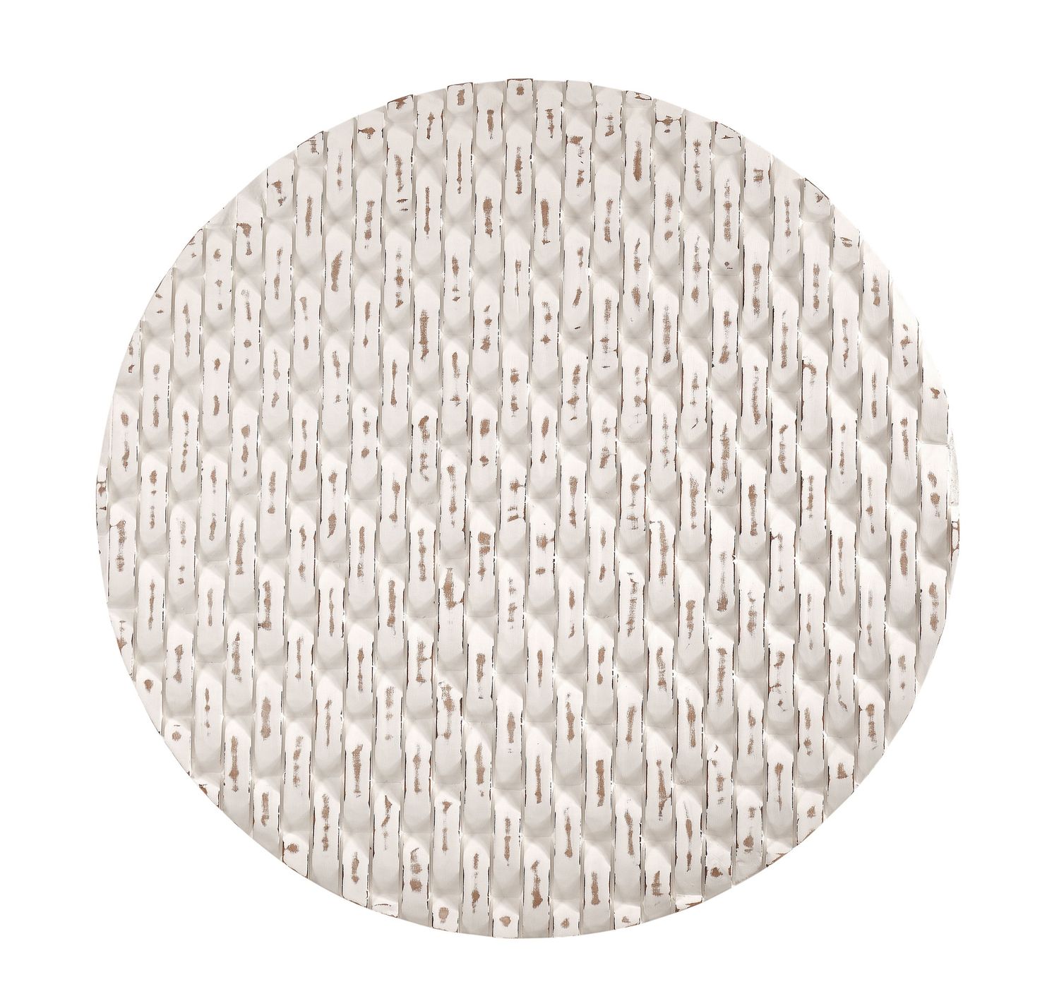 Inaya - Wall Art - Distressed White