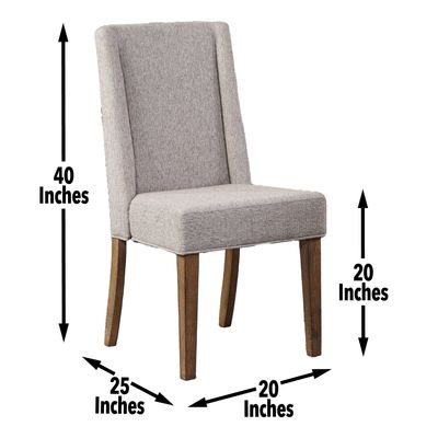 Riverdale - Upholstered Chair - Dark Brown