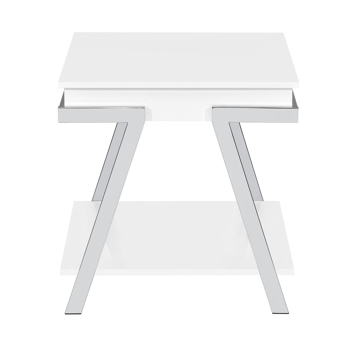 Zena - End Table - White