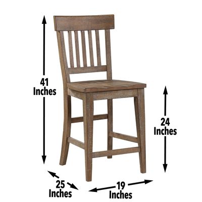 Riverdale - Counter Chair - Dark Brown