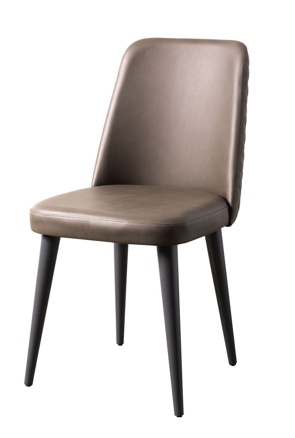 Nora - Leather Chair - Dark Brown