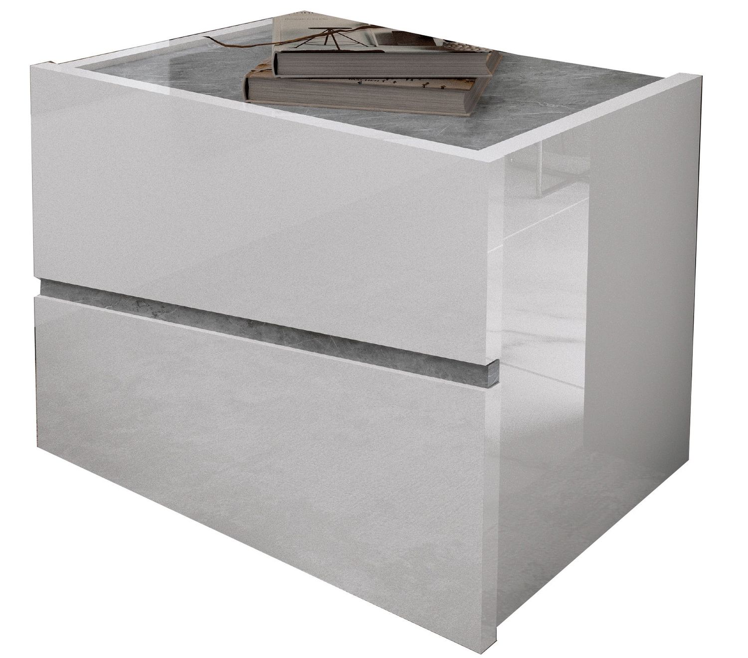Alba - Nightstand - White