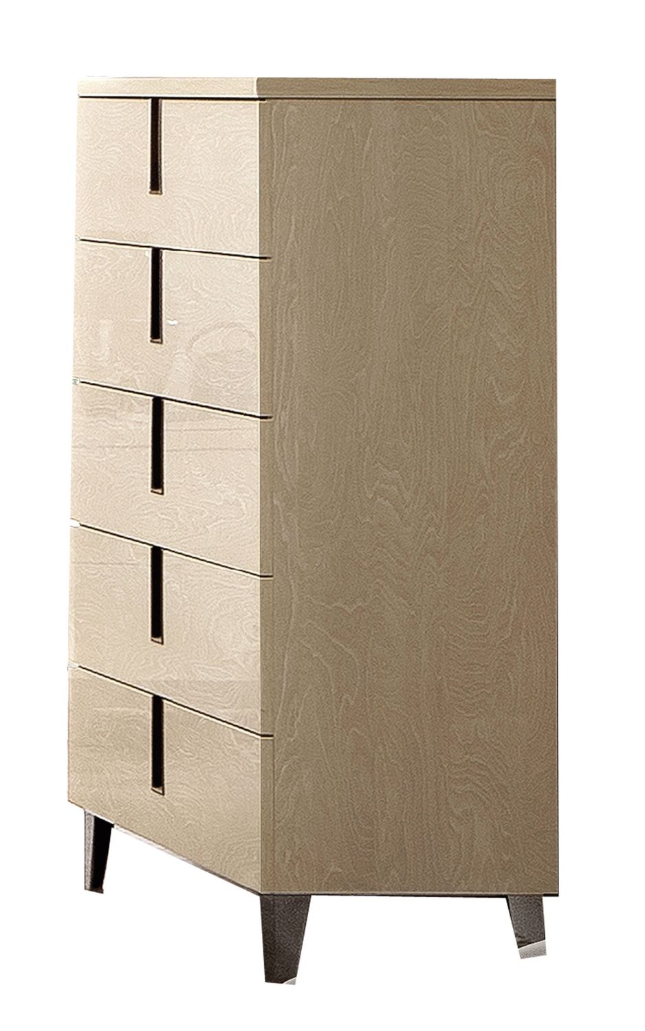 Ambra - 5 Drawer Chest - Beige
