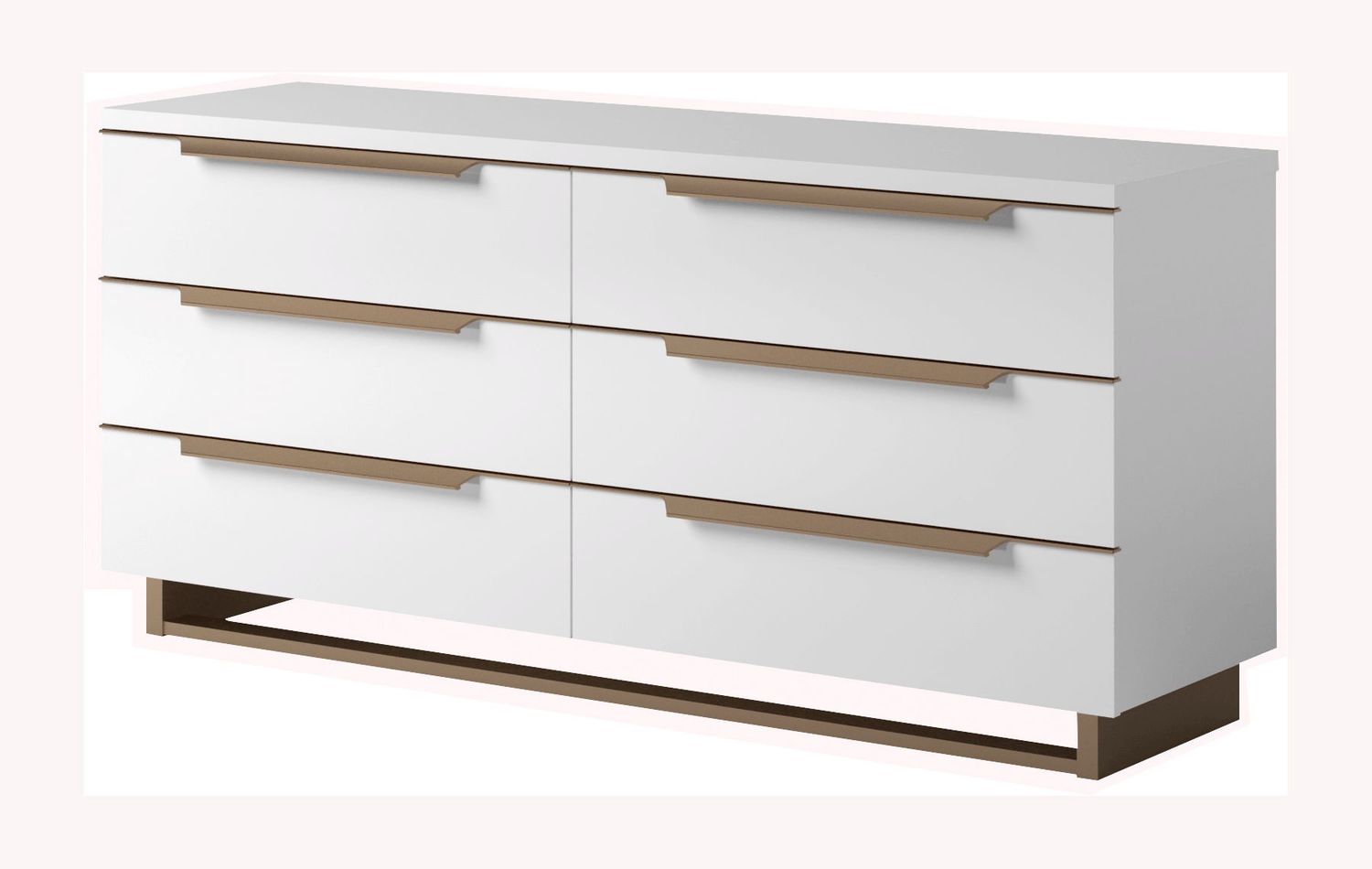 Smart - Double Dresser - White