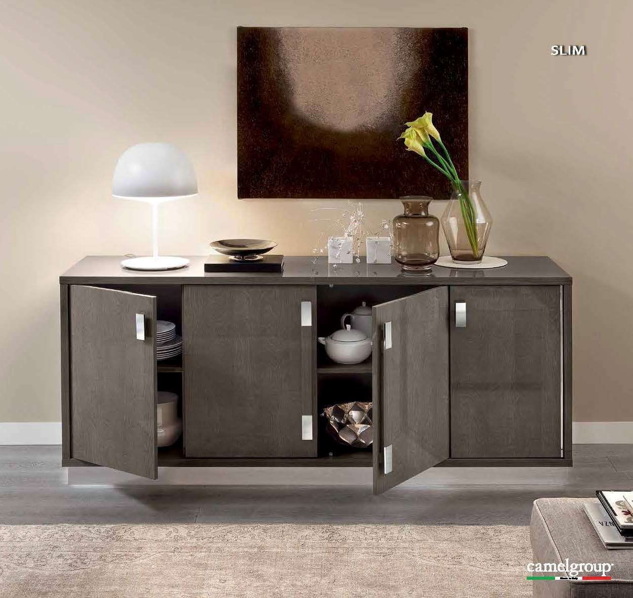 Platinum - 4-Door Buffet - Silver Birch