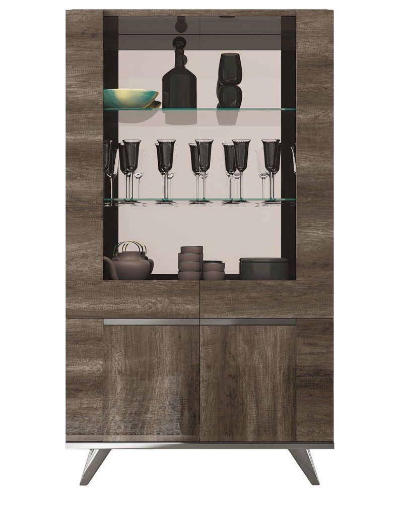 Medea - 2 Door China - Dark Brown