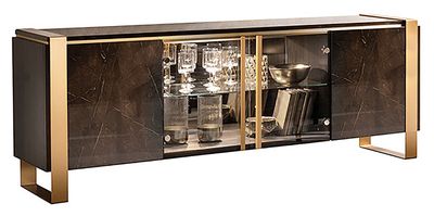 Essenza - 4 Doors Buffet - Dark Brown