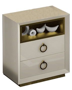 Velvet - Nightstand - Beige