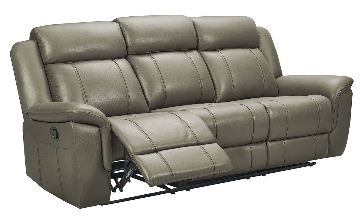 9015 - Sofa With Manual Recliners - Gray - Gray