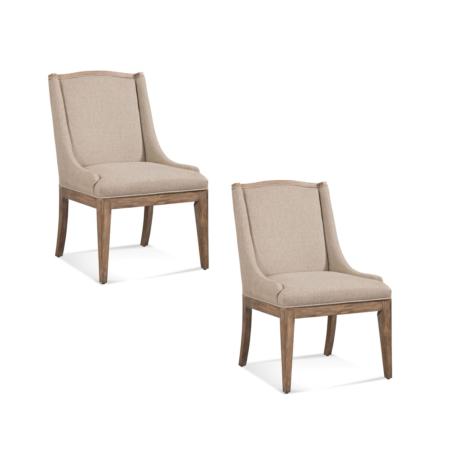 Sheffield- Buxton Parsons Dining Chair (Set of 2) - Brown