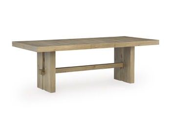 Lasinger - Rectangular Dining Room Extension Table - Light Brown