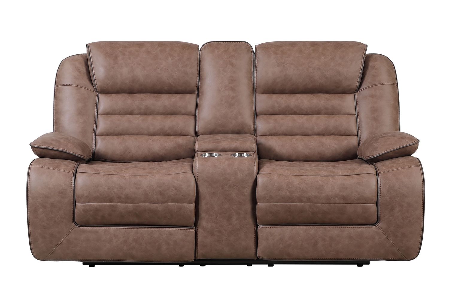 U2250 - Console Reclining Loveseat - Brown