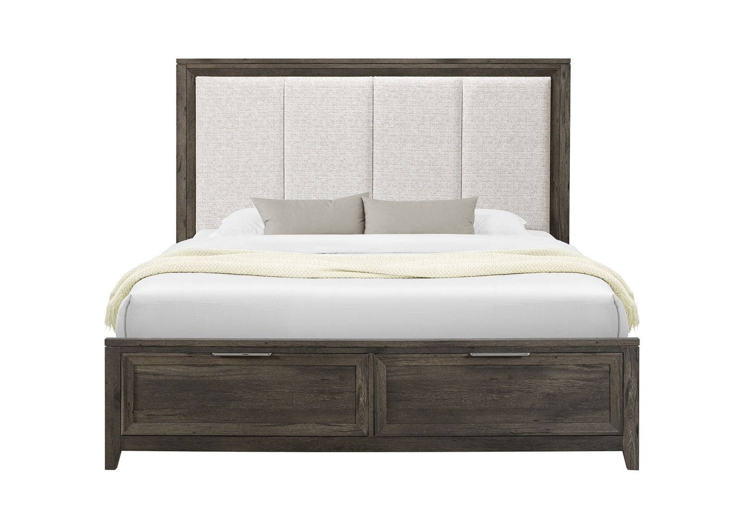 Mariah - King Bed - Dark Brown