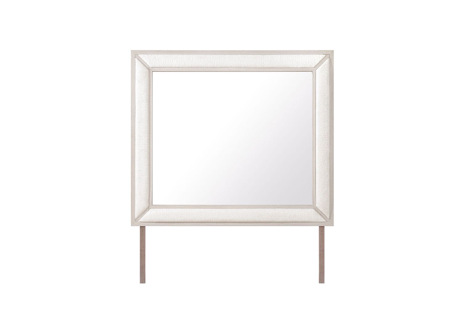 Clara - Upholstered Mirror - Beige