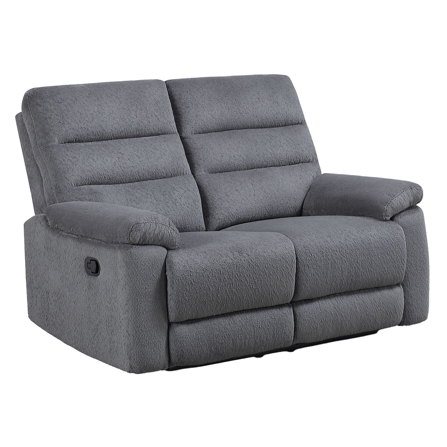 Cozy - Manual Recliner Loveseat - Gray