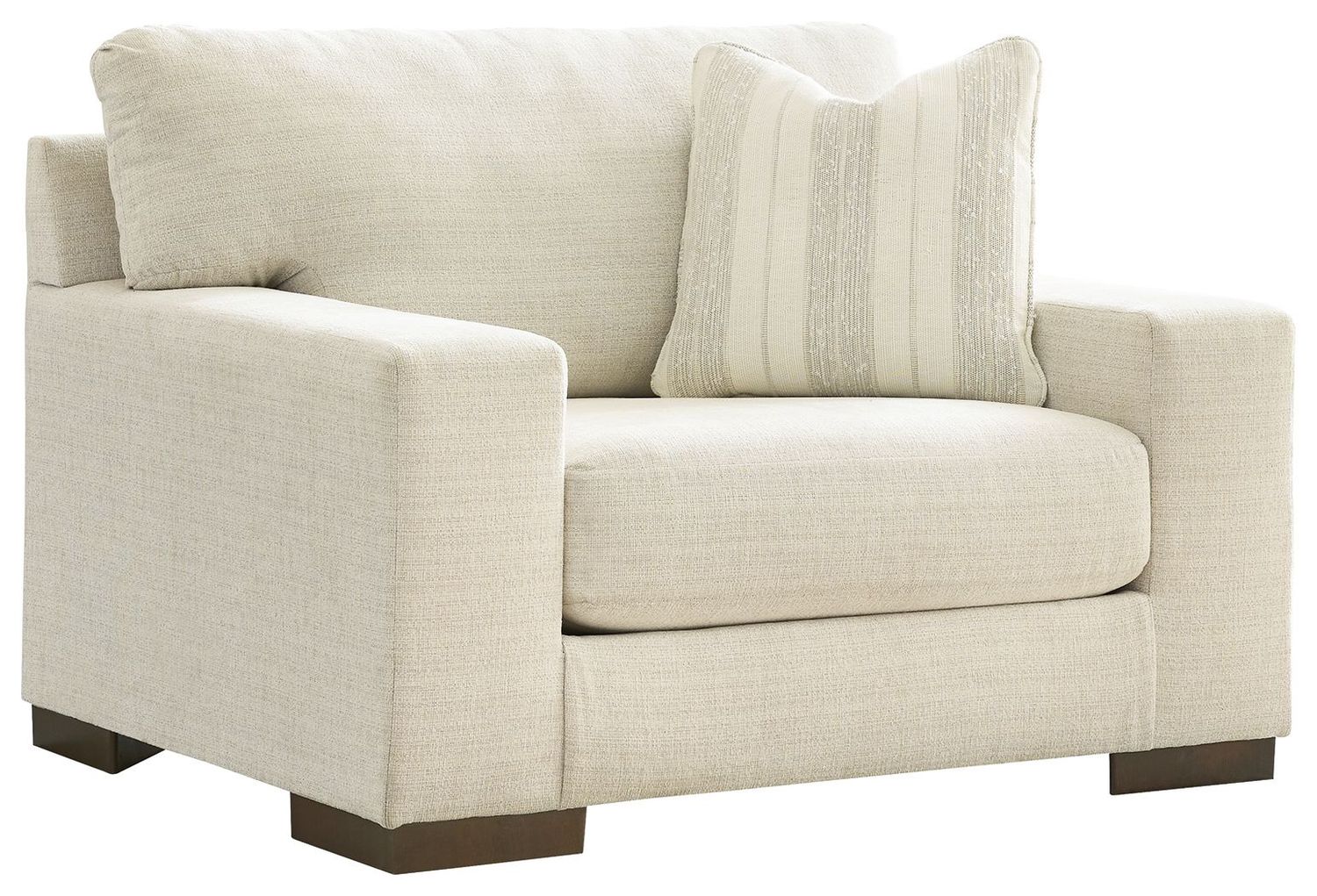 Maggie - Chair and a Half - Birch - Beige