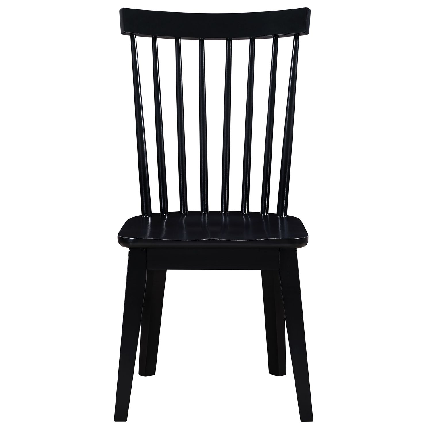 Vaughn - Shaker Spindle Dining Chair - Black