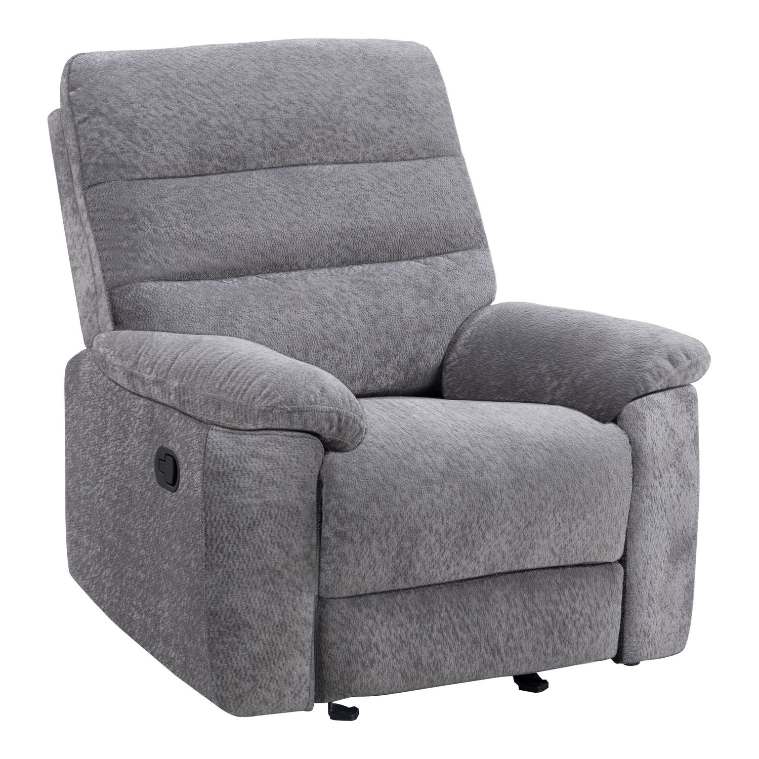 Cozy - Manual Recliner - Gray