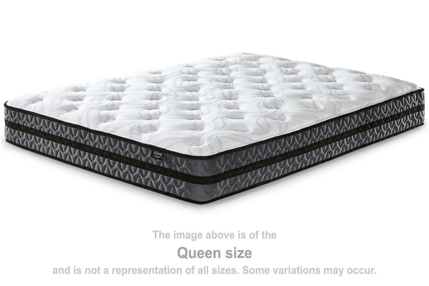 10 Inch Pocketed Hybrid - Mattress, Color: White, Size: Full