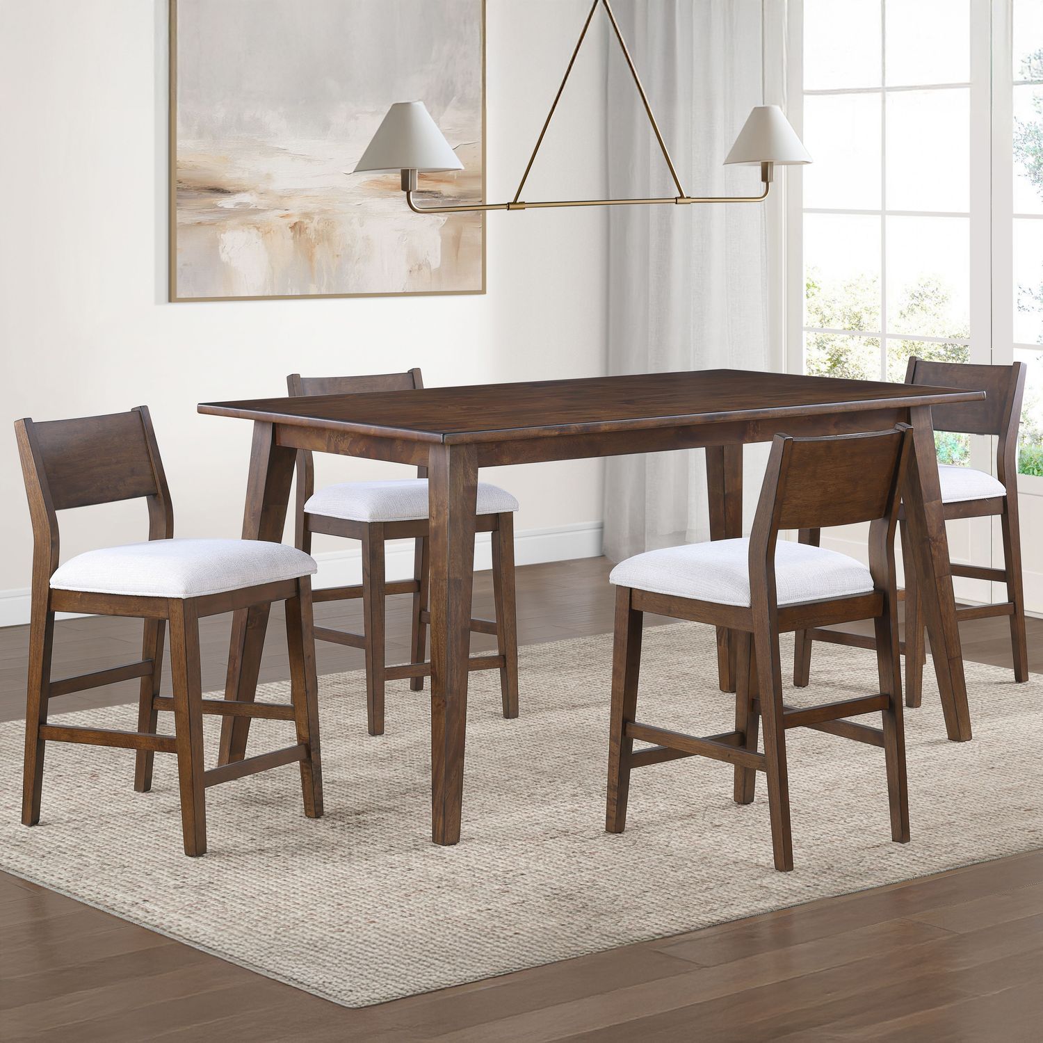 Canton - Counter Height Dining Set, Sets: 5 Pc. Table, 4 Side Chairs