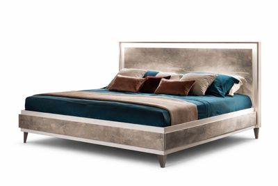 ArredoAmbra - Bed With Wooden Headboard