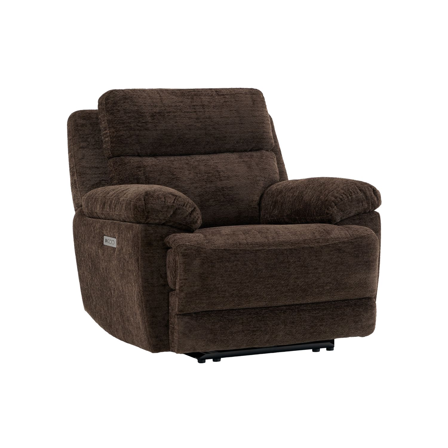 Gatlin - Dual Power Recliner, Color: Dark Brown