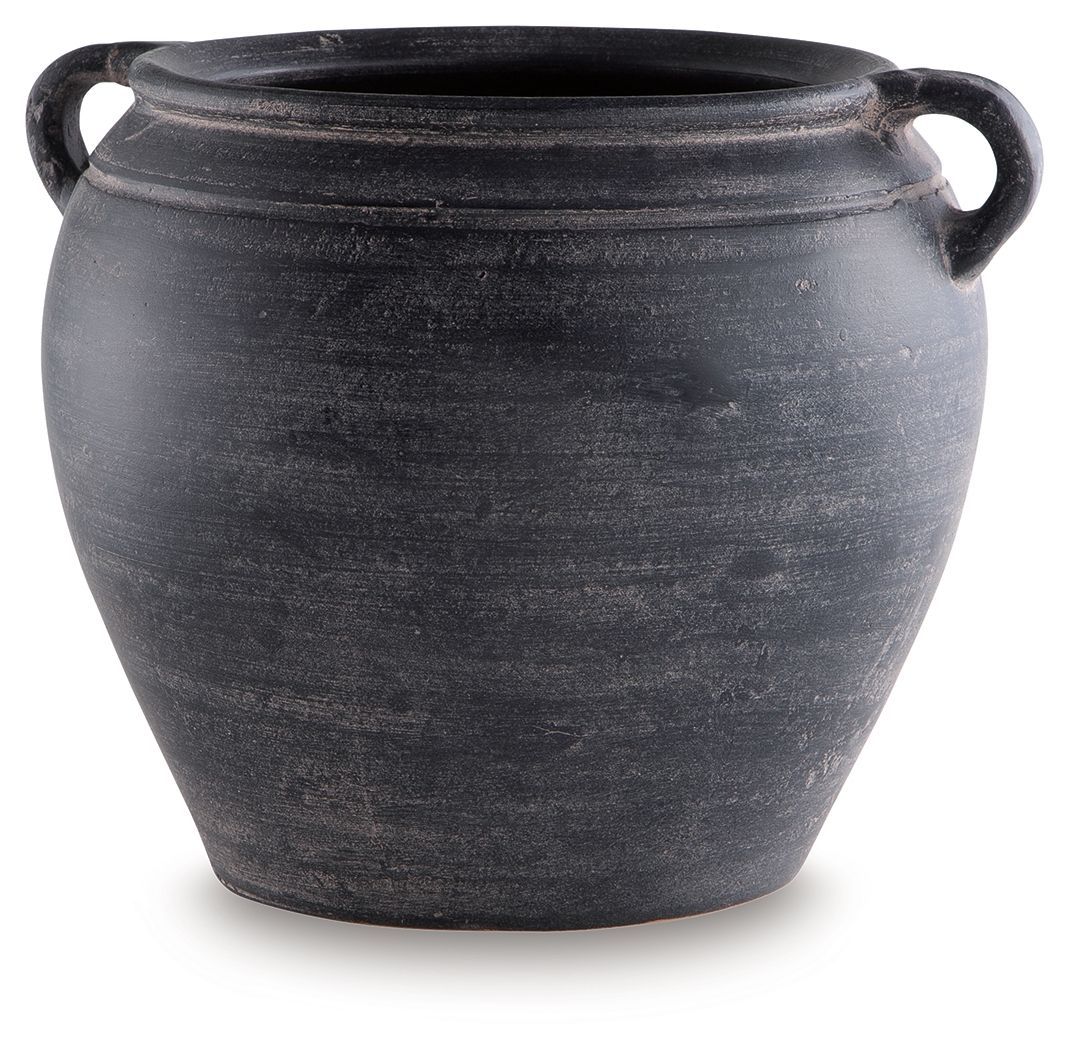 Meadie - 9" Vase, Color: Black