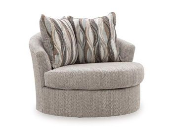 Lofwood - Swivel Accent Chair, Color: Gray