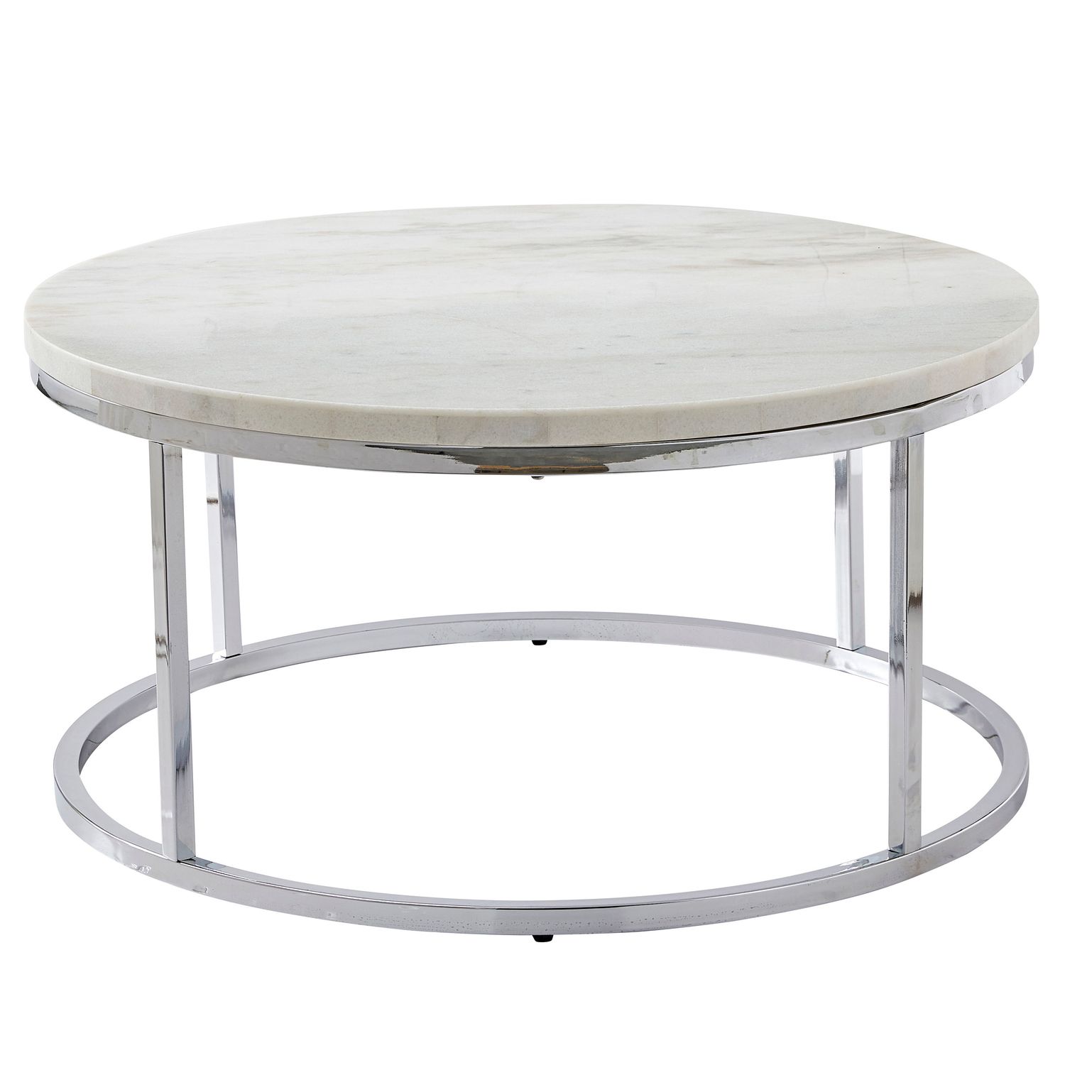 Echo - Marble Top Round Table, ProductType: Cocktail Tables